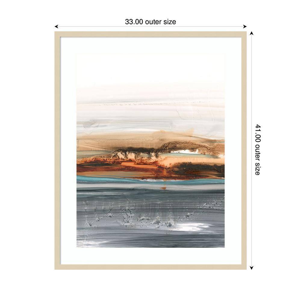 Amanti Art 33"x41" Sienna Dunes II by Ethan Harper Wood Framed Wall Art Print