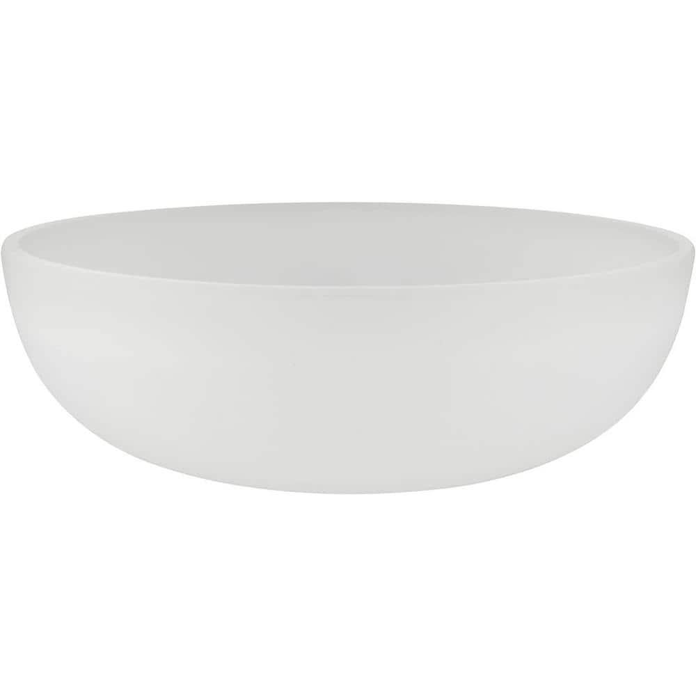 Aspen Creative 23131-11 Frosted Contemporary Replacement Glass Shade for Medium Base Socket Torchiere Lamp, Swag Lamp, Pendant, 1 Light Wall Sconce & Island Fixture, 9-3/4" Diameter x 3-1/4" Height