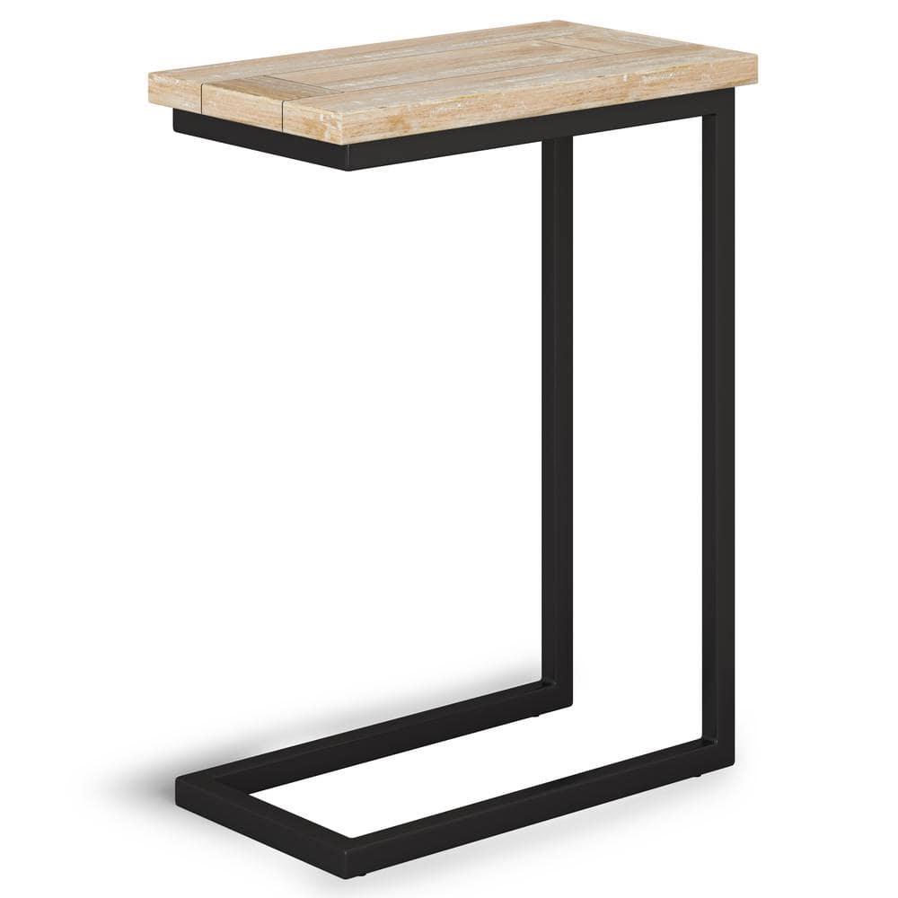 Simpli Home Skyler Solid Mango Wood C Side Table & Reviews | Wayfair