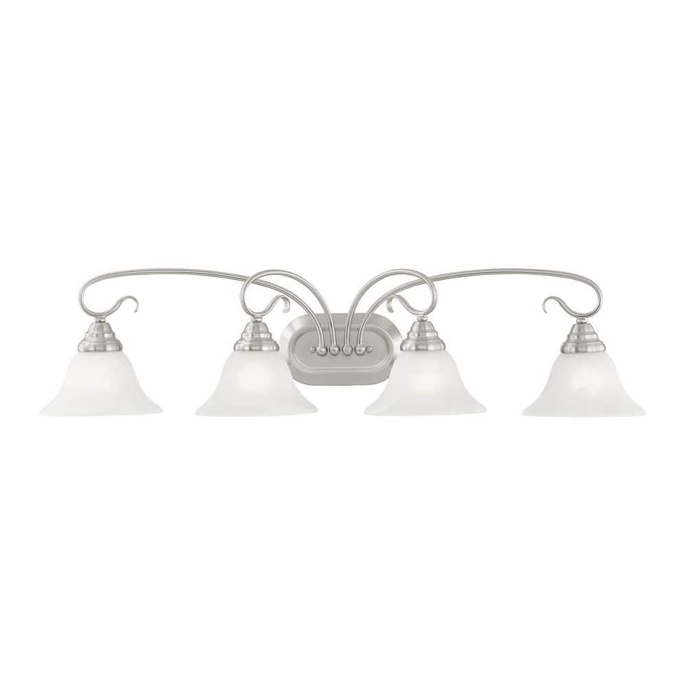 Livex Lighting Coronado 4 - Light Vanity in  Brushed Nickel