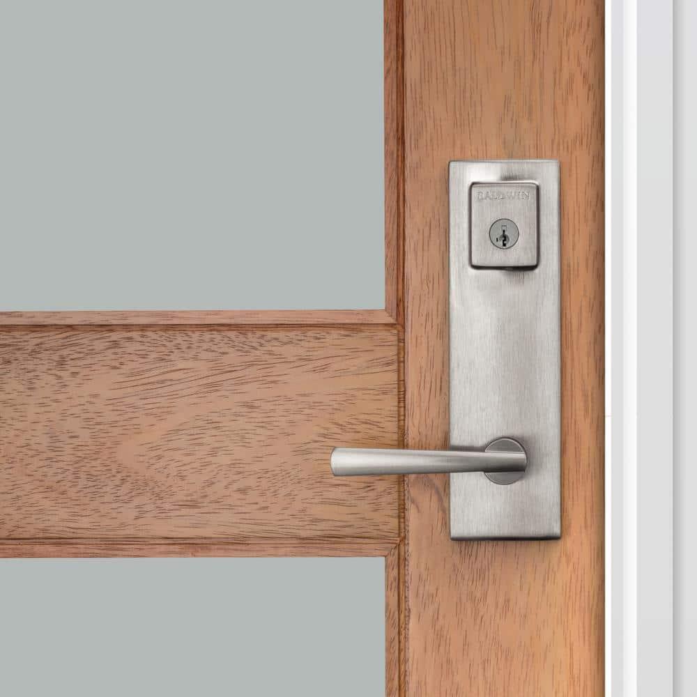 183SPExSPL SQR 15 SMT RCAL RCS CP Spyglass Entrance with Spyglass - Satin Nickel