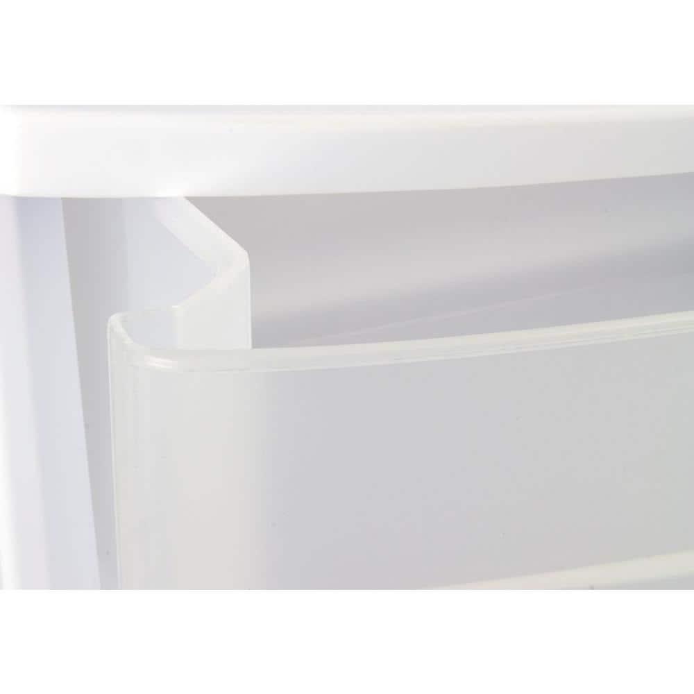 Sterilite Sterilite At Home 3 Drawer Wide Storage Cart Container with Casters (Set of 4)