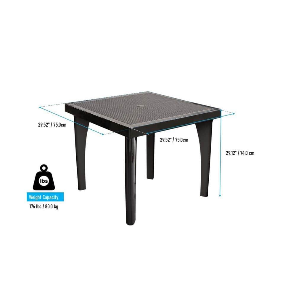 MQ INFINITY 5 - Piece Chair and Table Set, Espresso