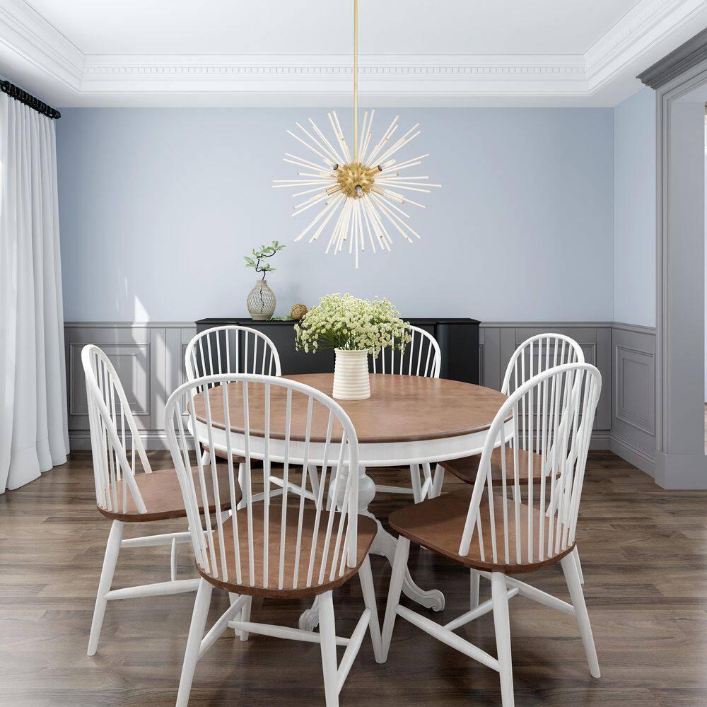 Livex Lighting Utopia 8 - Light Chandelier in  Satin Brass