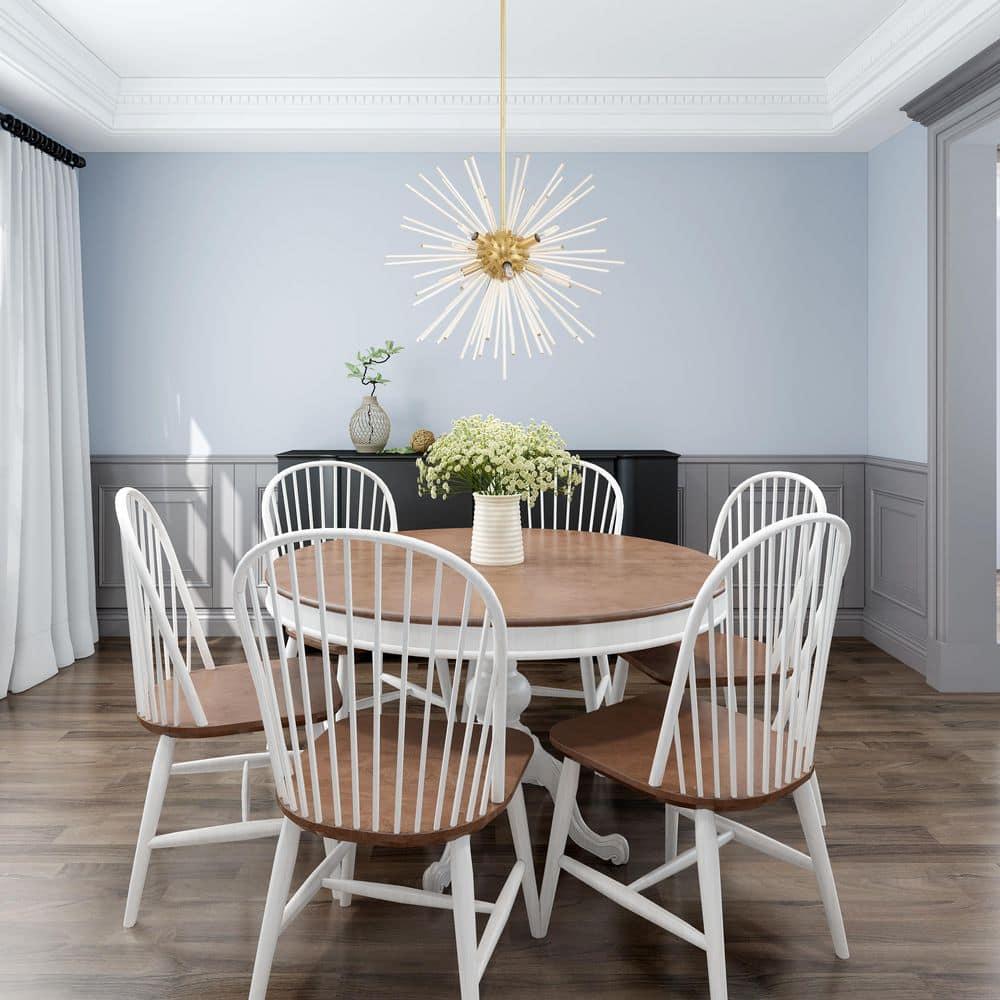 Livex Lighting Utopia 8 - Light Chandelier in  Satin Brass
