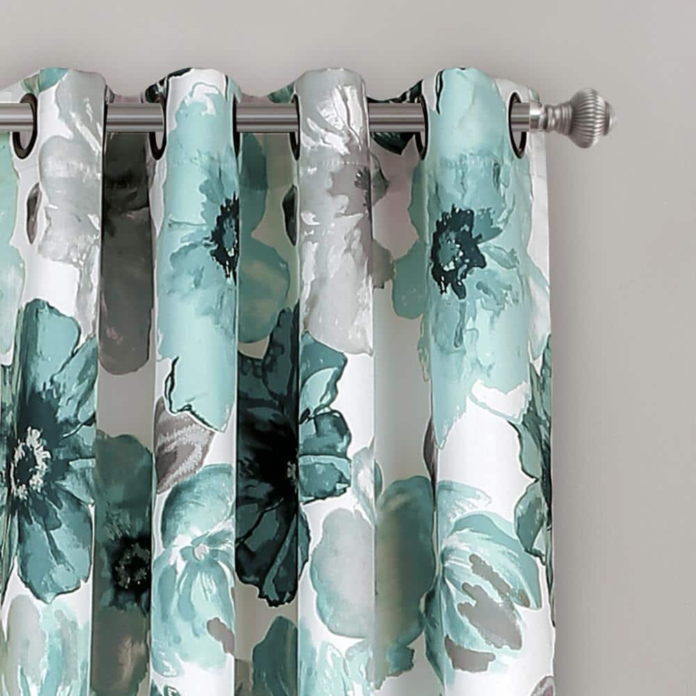 Torre & Tagus Leah Polyester Room Darkening Curtain Pair (Set of 2)
