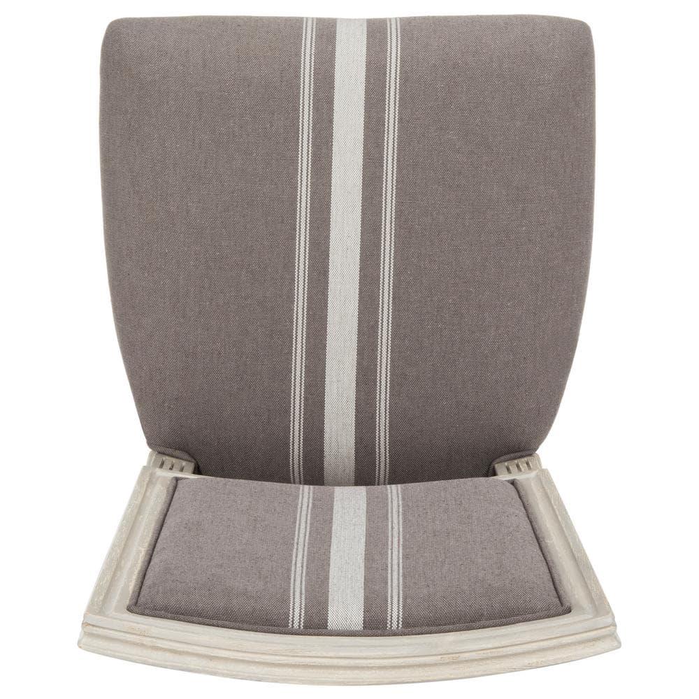 Buchanan 19''H French Brasserie Rectangle Side Chair (Set of 2) - Grey/Beige - Safavieh