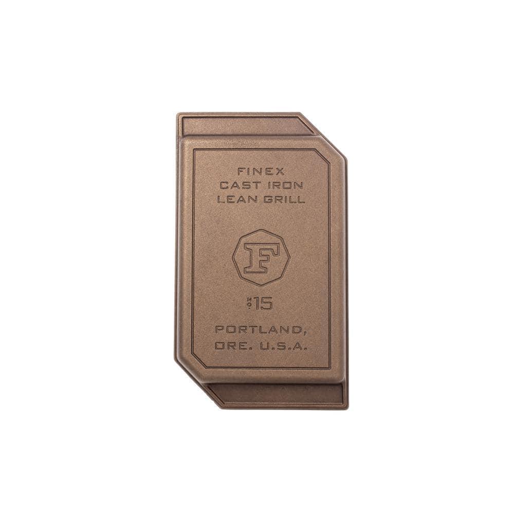 FINEX 15 Inch Cast Iron Lean Grill Pan