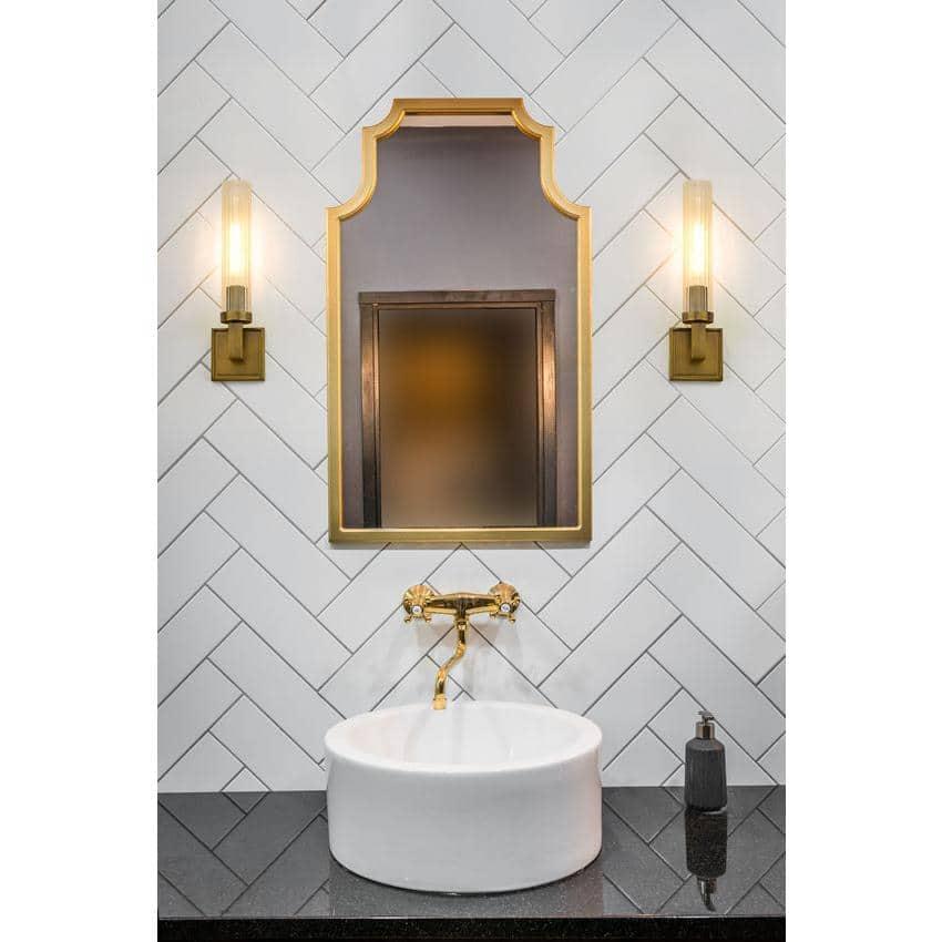 Z-Lite Beau 1 - Light Wall Light in  Rubbed Brass