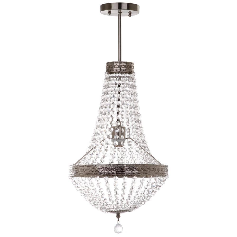Shirley Grand Pendant Lamp - LIT4488 - Clear - Safavieh