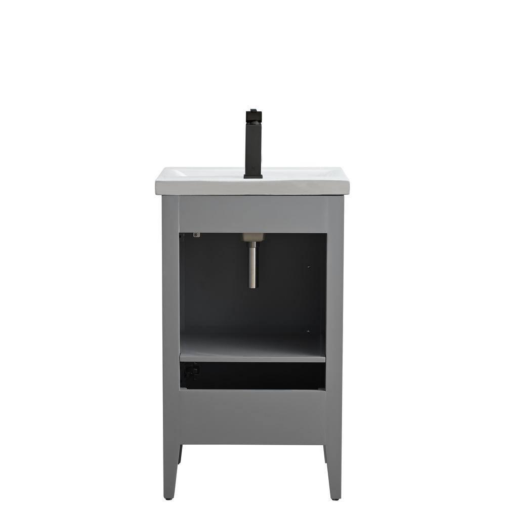20'' Single Bathroom Vanity with Ceramic Top