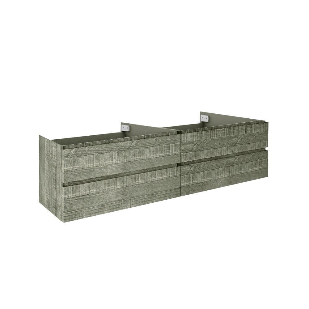 Fresca Formosa 70" Wall Mount Floating Double Sink Bathroom Vanity Base Only - Top and Sink Not Included