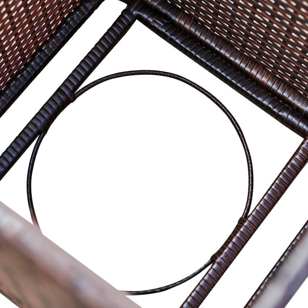 Outdoor PE Rattan & Wicker Propane Tank for 20-lb. tanks Cover Table