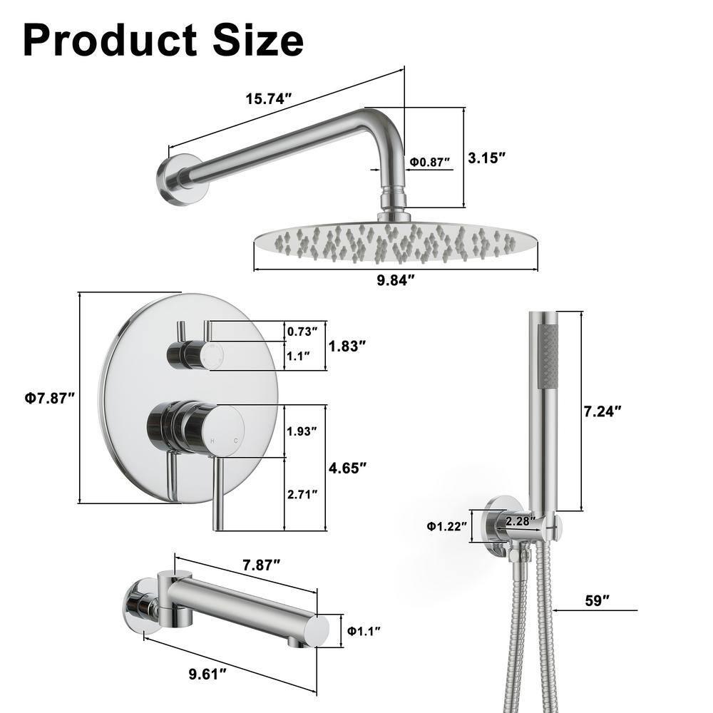 All-In-One Kit with Rough in-Valve