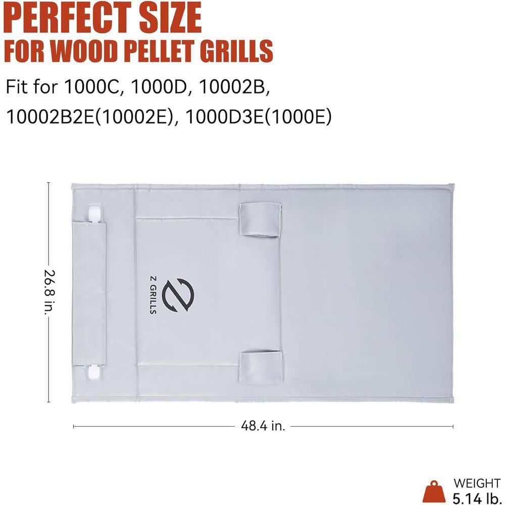'Z GRILLS Thermal Blanket for Pellet Grill & Smoker | Weather-Resistant Protective Insulation Cover | 1000 Series
