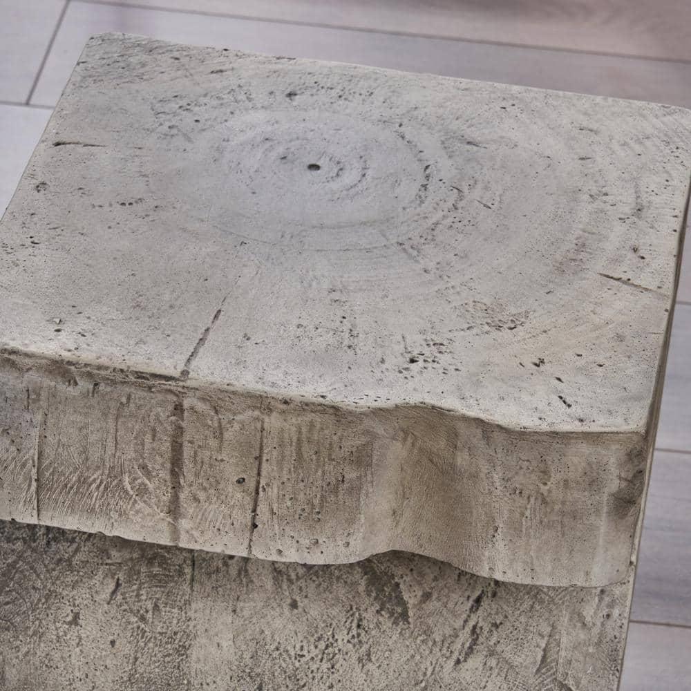 Millwood Pines Khadija Concrete Top End Table