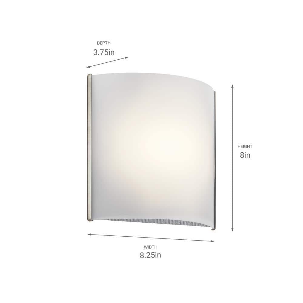 Kichler 10797Led 1 Light 8" High Led Ada Energy Star Wall Sconce - Nickel