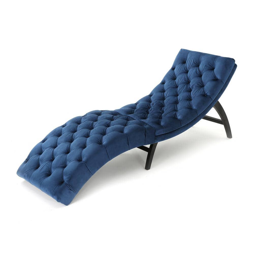 House of Hampton® Chaise Lounge With Velvet Fabric