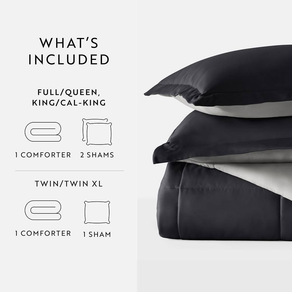 Becky Cameron Reversible Down-Alternative Comforter Bedding Set