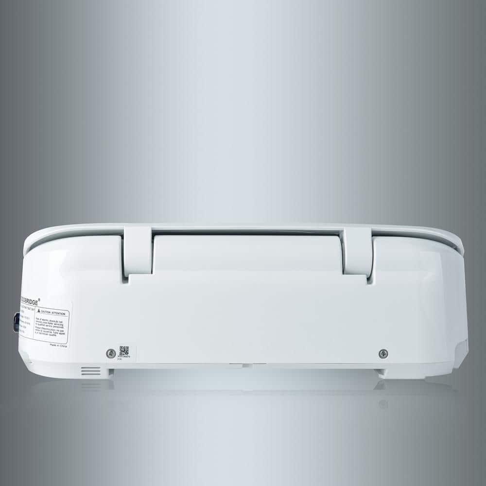 WoodBridge BID03 Smart Electric Bidet Seat: Auto Open/Close, Child Wash for Kids & Disabled via Wireless Remote, Heated Seat, Warm Water, Night Light & Deodorization