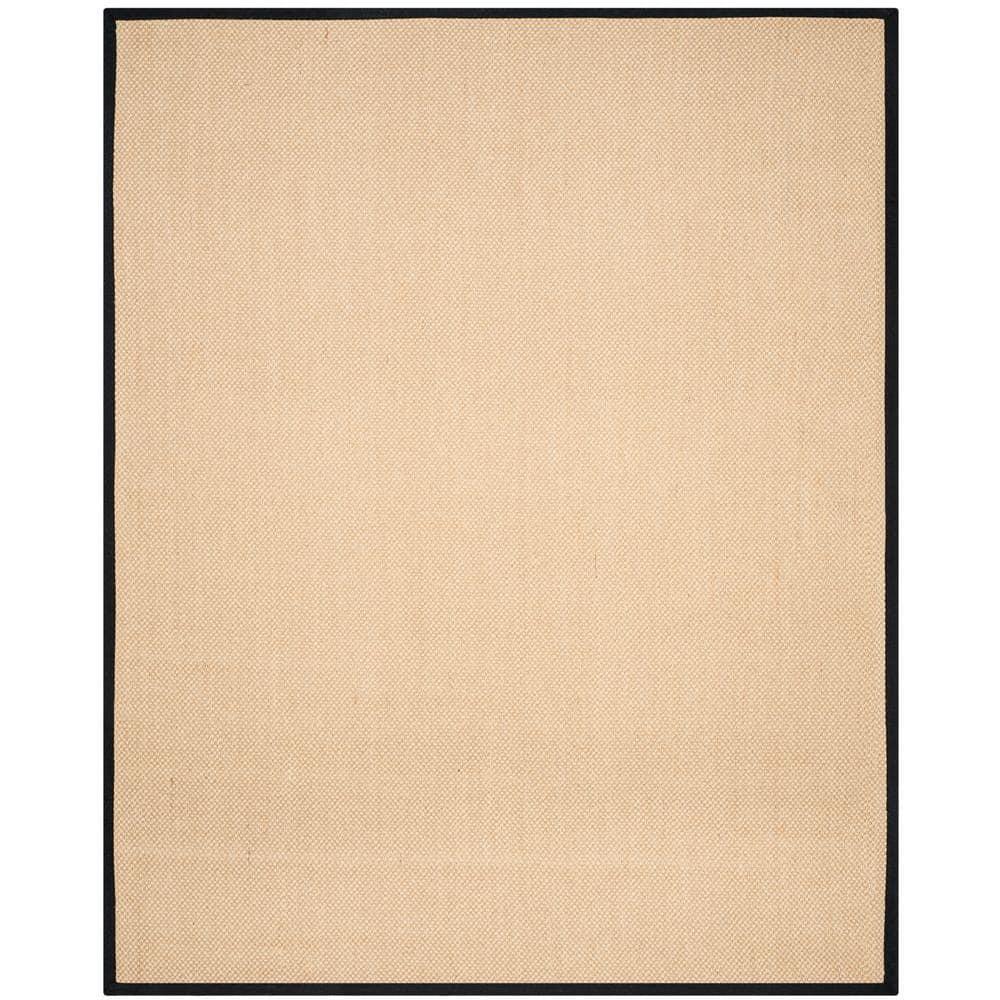 Natural Fiber NF115 Power Loomed Indoor Area Rug - Natural/Black - 8'x10' - Safavieh