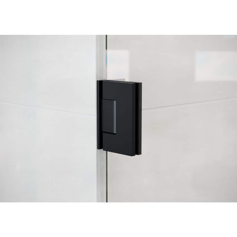 Albedo 29.75 in. x 78 in. Fully Frameless Hinge Shower Door