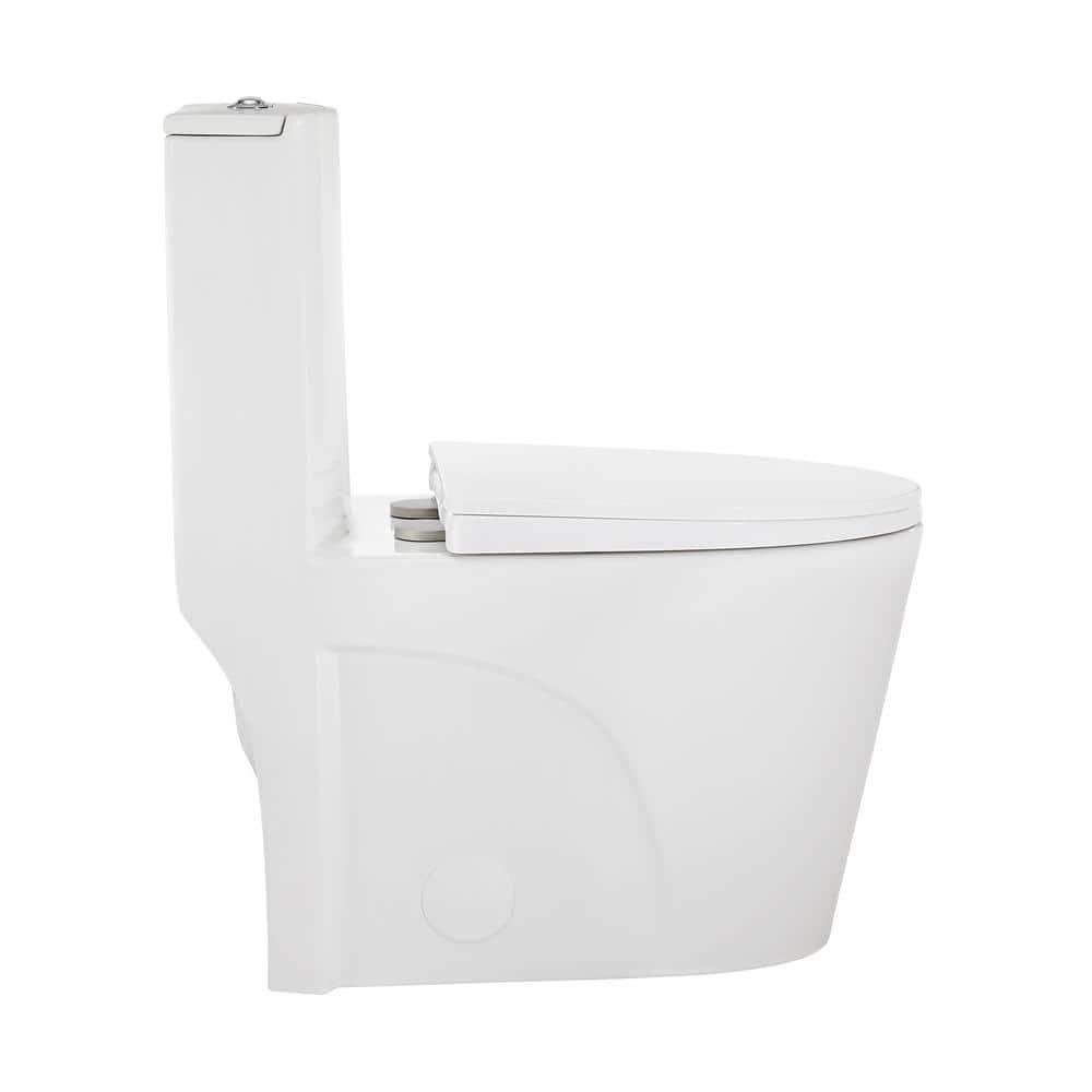 St. Tropez One Piece Elongated Toilet Dual Vortex Flush 1.6 GPF