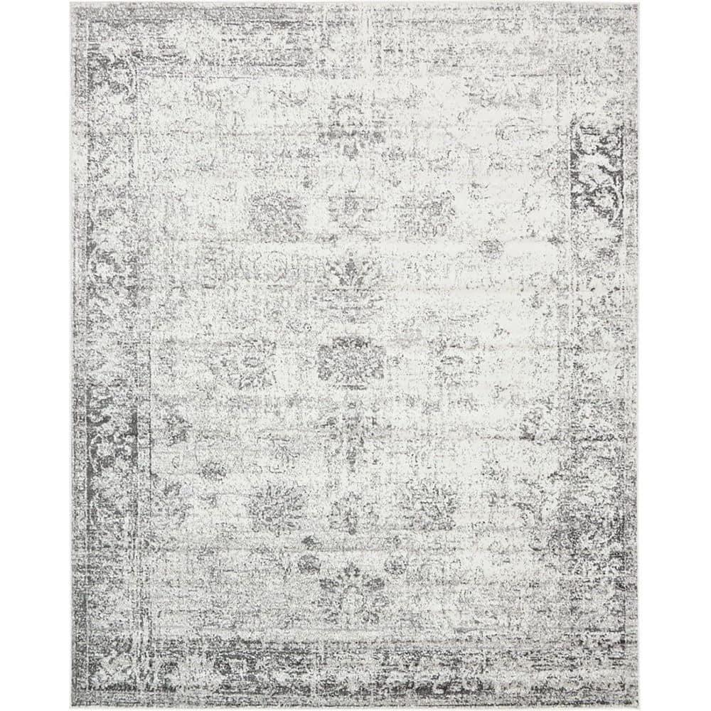 Unique Loom 8' 0 x 10' 0 Sofia Casino Gray Area Rug
