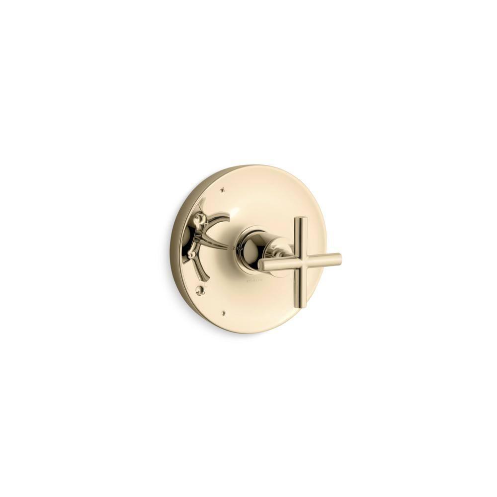 Purist Kohler Rite-Temp Valve Trim with Cross Handle