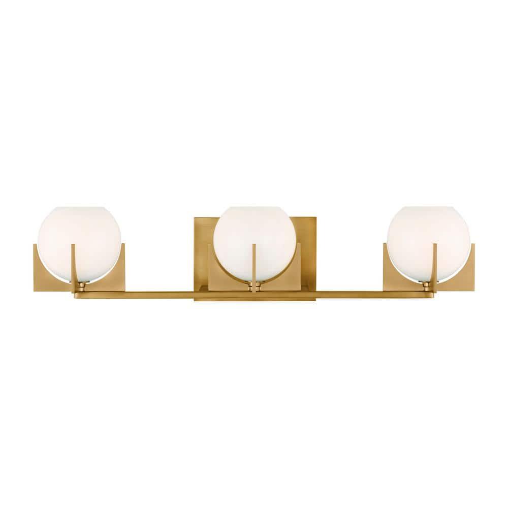 Kristoff 3 Light Frosted Dimmable Vanity Light