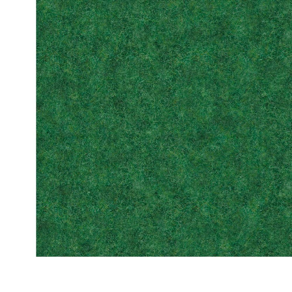Ottomanson Extra Long Hallway Runner Waterproof Non-Slip 3x27 Indoor/Outdoor Utility Rug, 2'7" x 27', Green