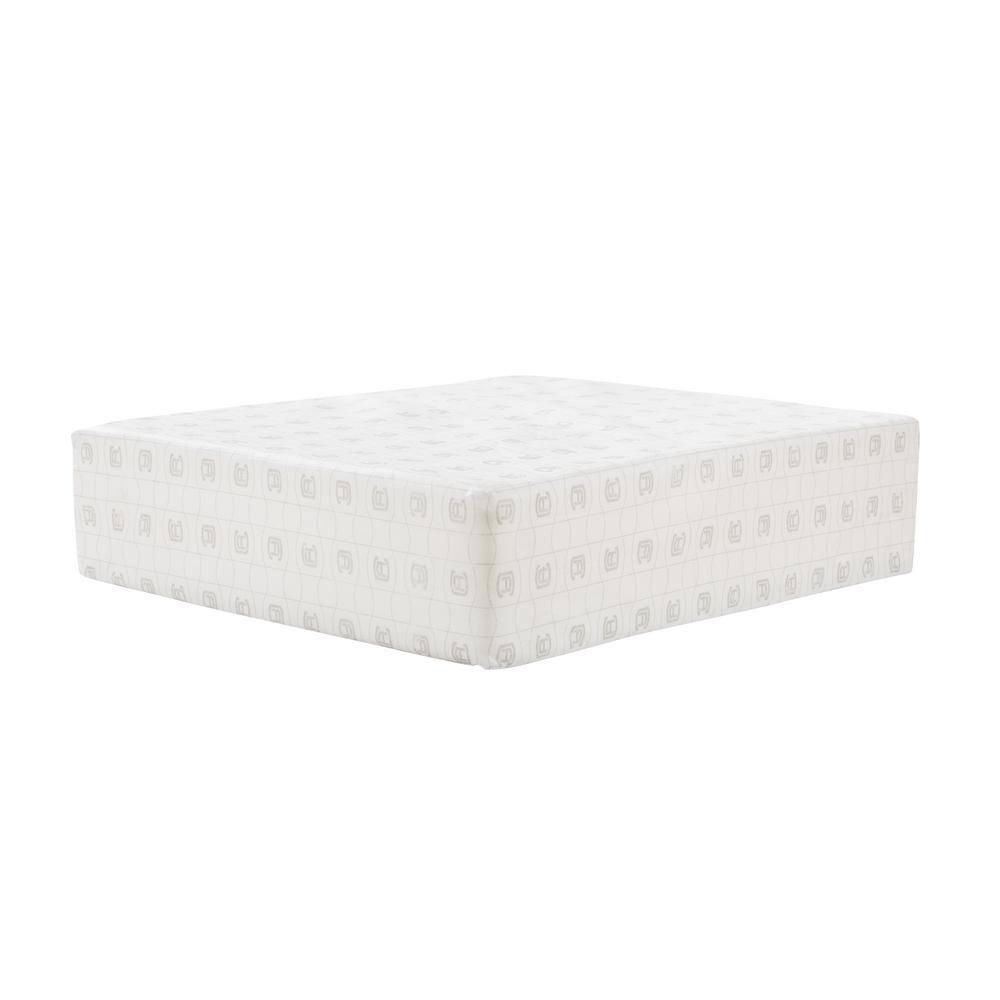 White High-Density Foam Square Patio Lounge Cushion