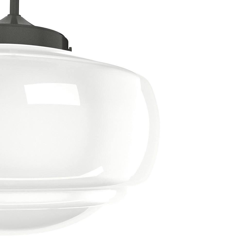 Hunter Fan Saddle Creek 1 - Light Single Schoolhouse Pendant with Glass