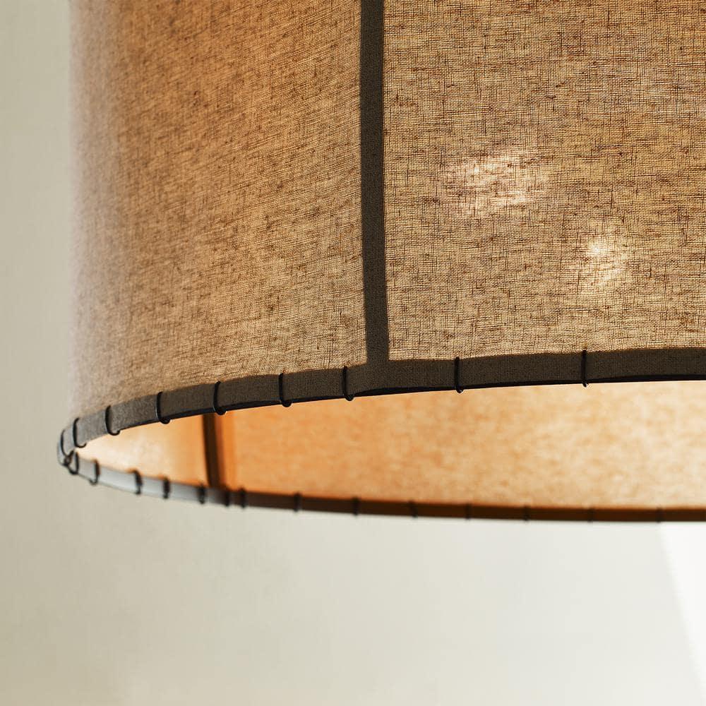 ED Ellen DeGeneres Dunne 4 - Light Aged Iron Drum Pendant