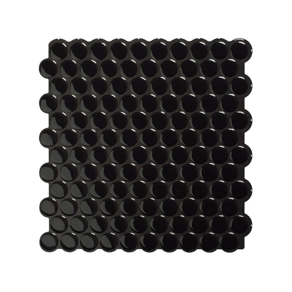 Peel and Stick Gel Backsplash Tile Penny 9'' x 9'' (Set of 4)