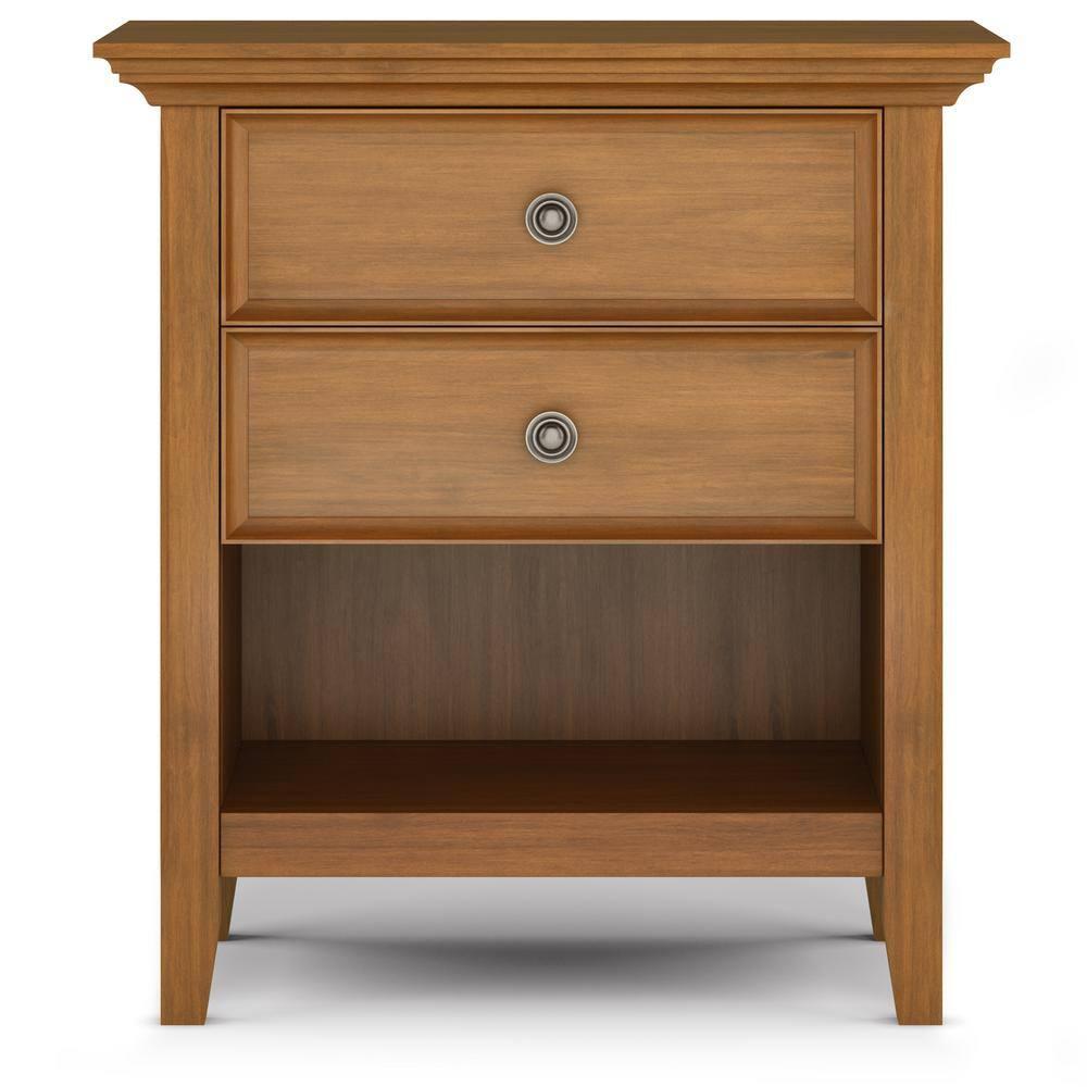 Amherst 2 - Drawer Solid Wood Nightstand