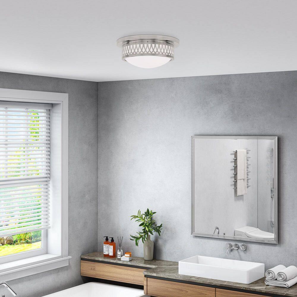 Livex Lighting Westfield 2 - Light Flush Mount in  Brushed Nickel