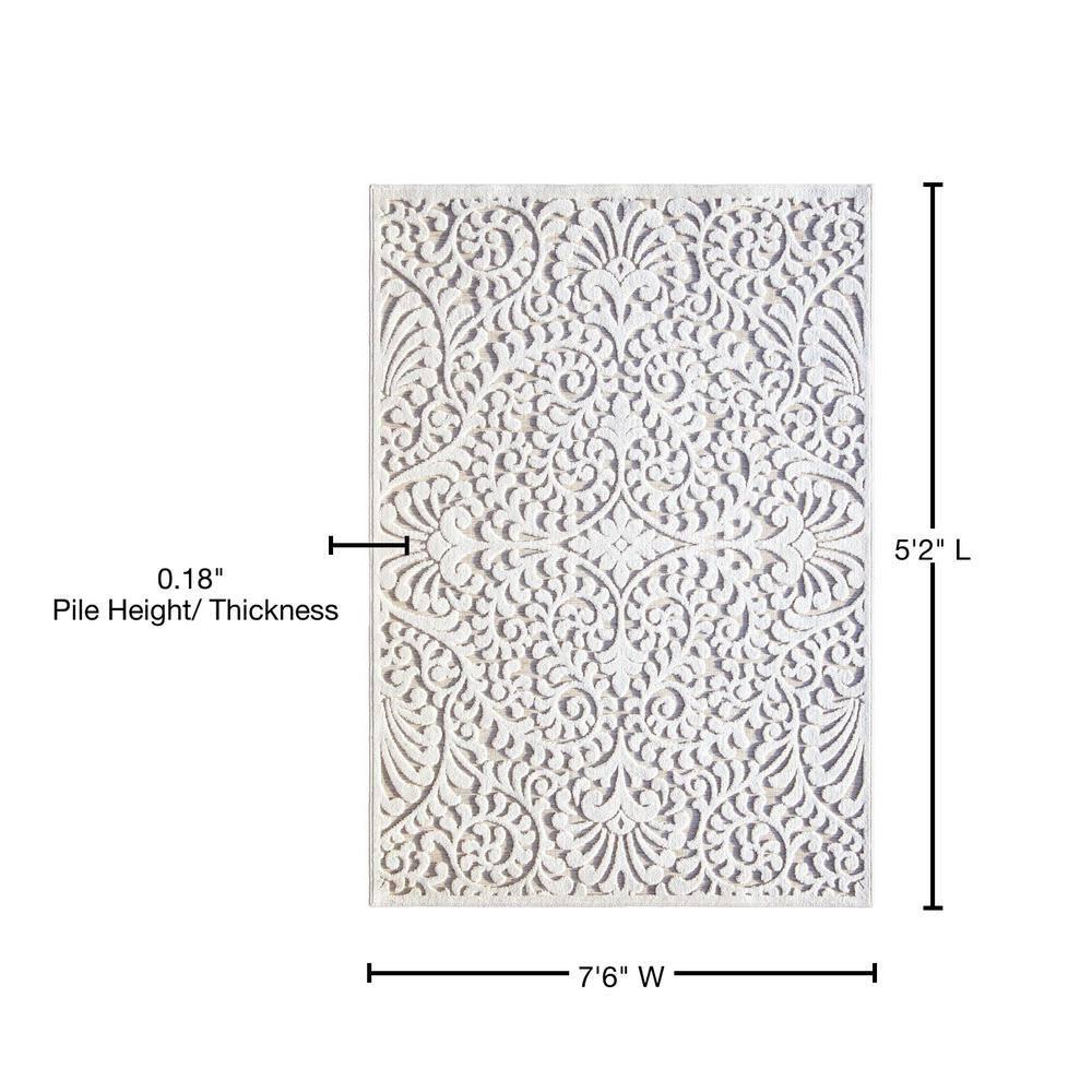 My Texas House Bluebonnets Natural Driftwood Indoor Outdoor Area Rug