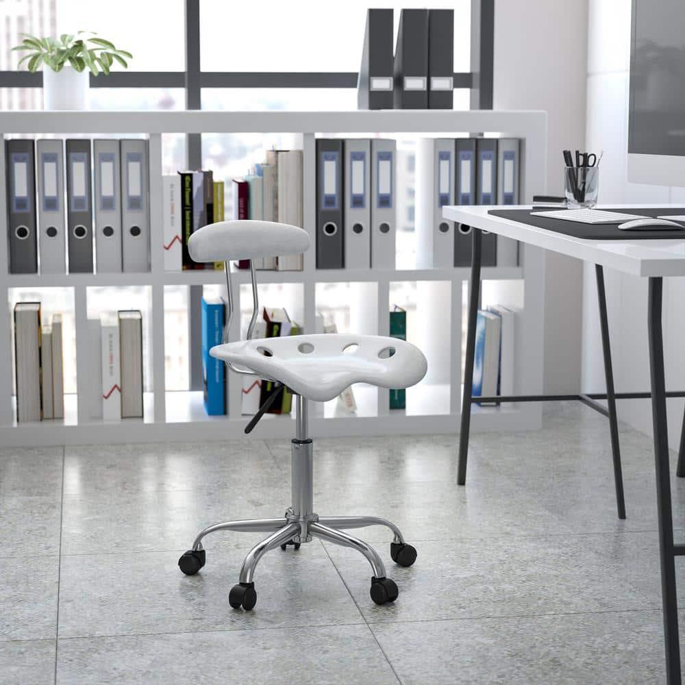 Flash Furniture Bonavant Adjustable Swivel Chair for Desk and Office with Tractor Seat
