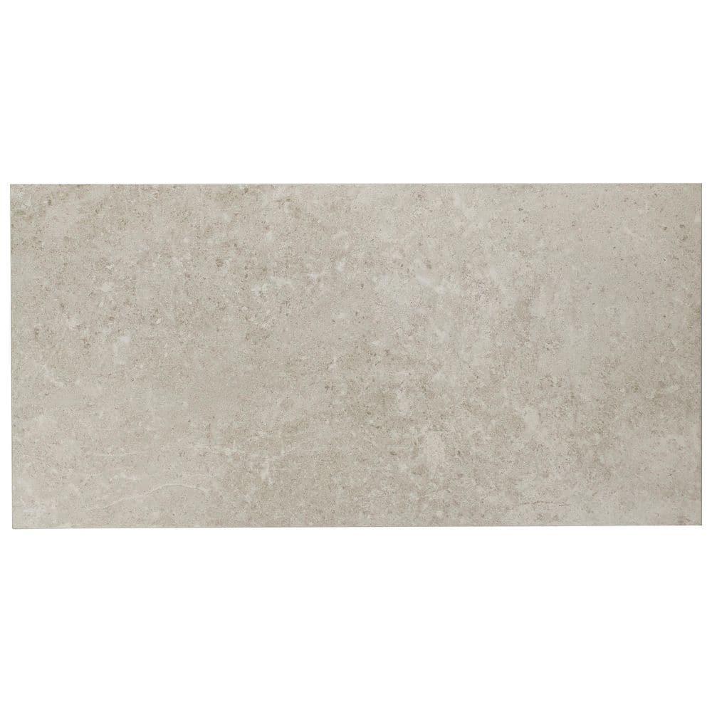 Bond Tile Grava 11.81 in. x 23.62 in. Matte Stone Look Porcelain Floor and Wall Tile (9.68 Sq. Ft. / Case)