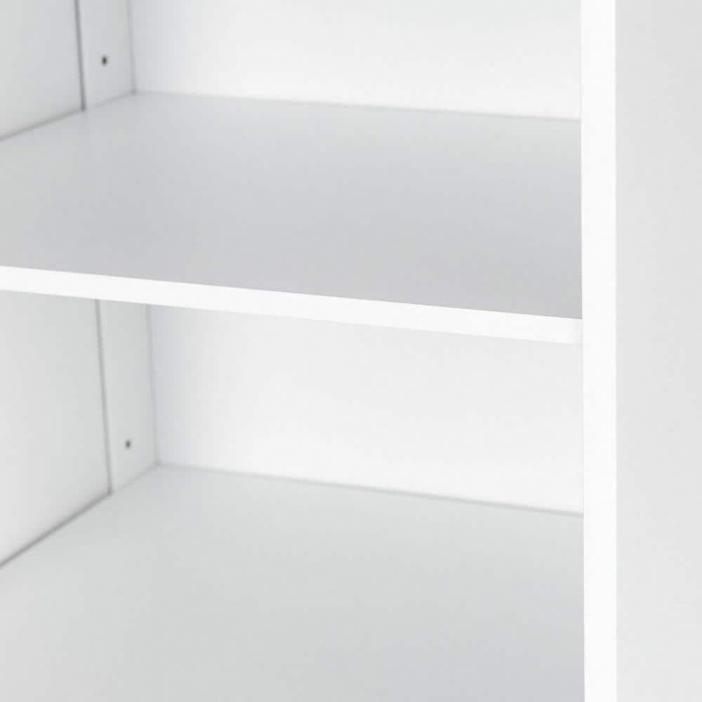 72''H Tall Floor Storage Cabinet Free Standing Shelving