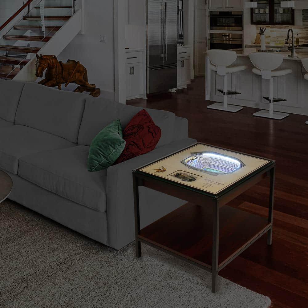 NFL Minnesota Vikings 25-Layer StadiumViews Lighted End Table