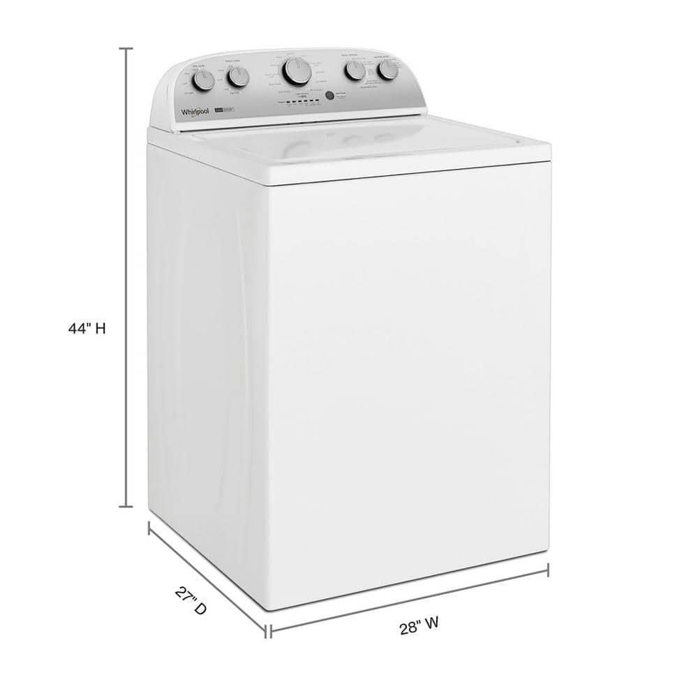 Whirlpool® Brand New WTW4957PW, 3.8-3.9 Cu. Ft. 2 in 1 Top Load Washer with Removable Agitator Capacity 3.8 Cu ft