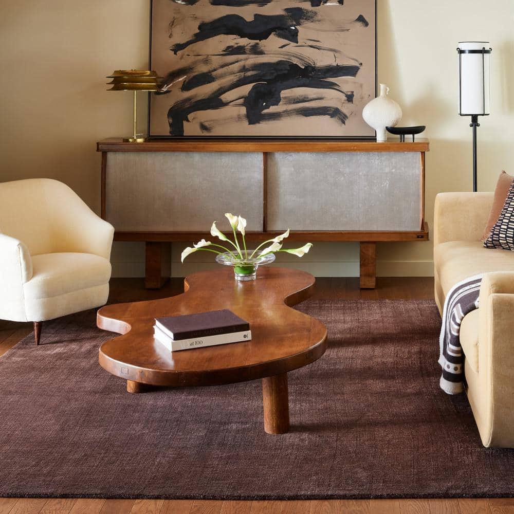 Nuloom Arrel Speckled Wool-Blend Area Rug, 4' x 6', Truffle Brown