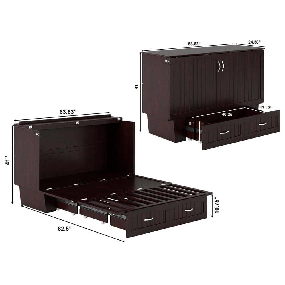 Nantucket Murphy Bed Chest USB Turbo Charger - AFI