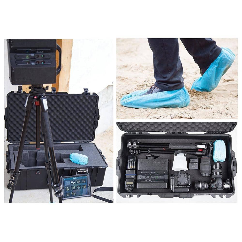 X-Large Non-Woven, 100 Pack Disposable Boot & Shoe Covers Non-Slip, Durable, Indoor Protect Your Home, Floors and Shoes (50 Pairs)