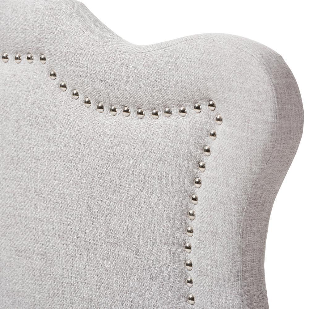 Queen Avery Modern and Contemporary Fabric Headboard Gray - Baxton Studio