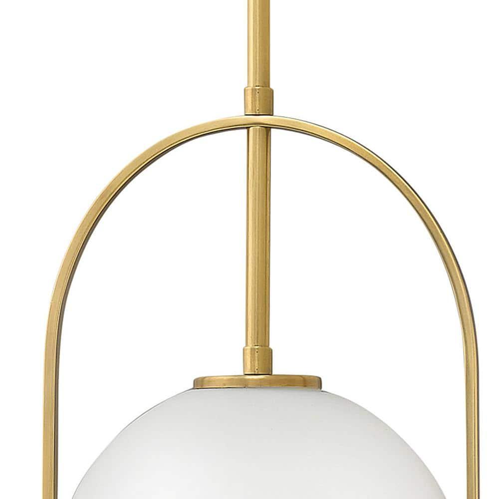 Arie Single Light Glass Dimmable Pendant