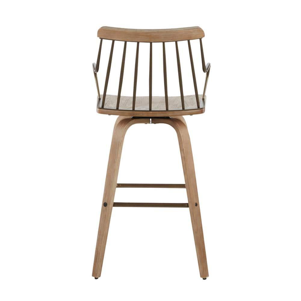 George Oliver Amella 30" Fixed-Height Bar Stool