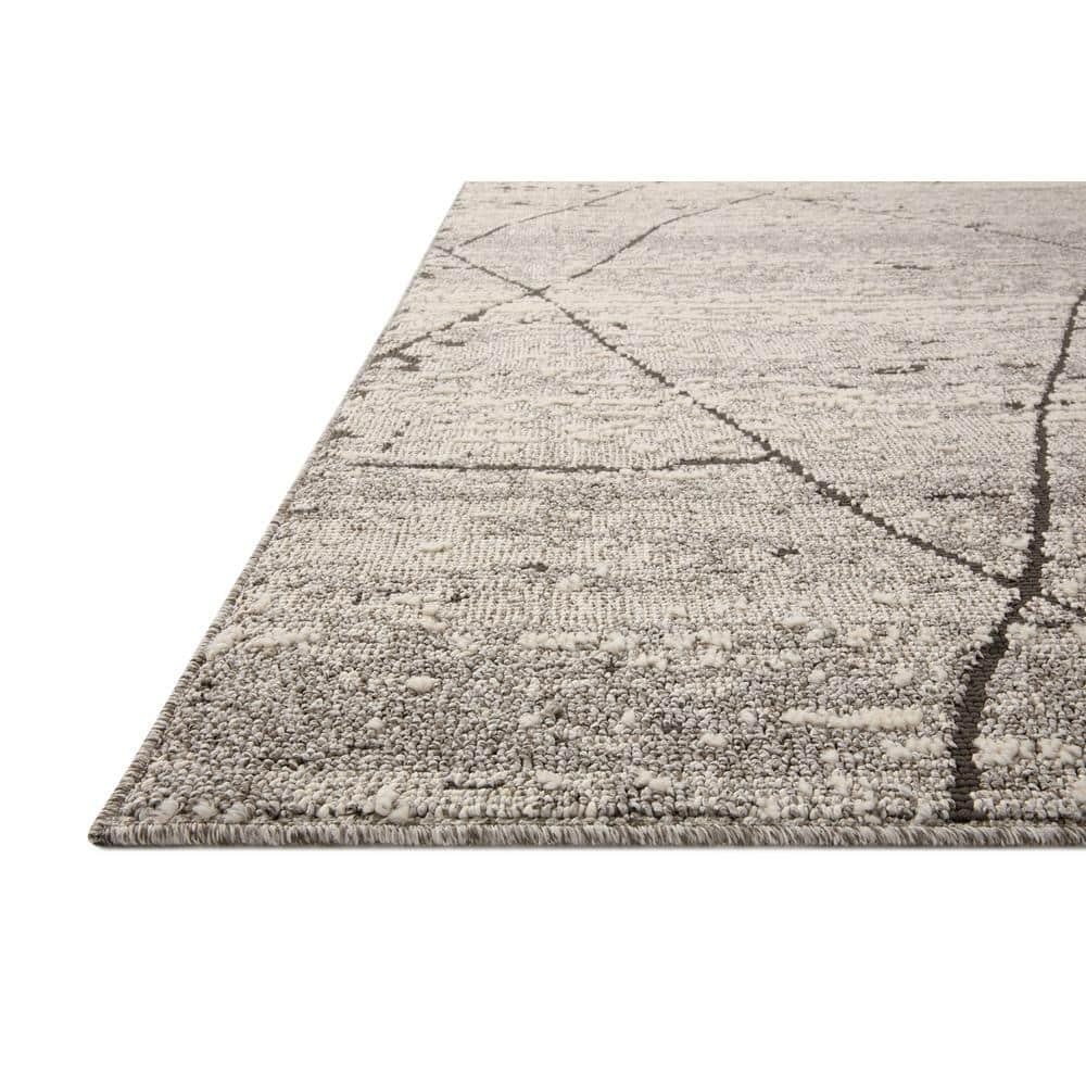 Loloi II Fabian Grey / Charcoal 2'-7" x 7'-6" Area Rug